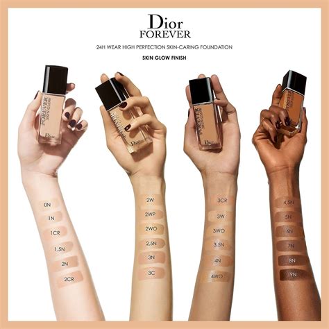 dior forever foundation colors